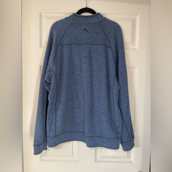 Tommy Bahama Flipshot Reversible Half Zip Raglan Pullover Men's Size L - Picture 2 of 8